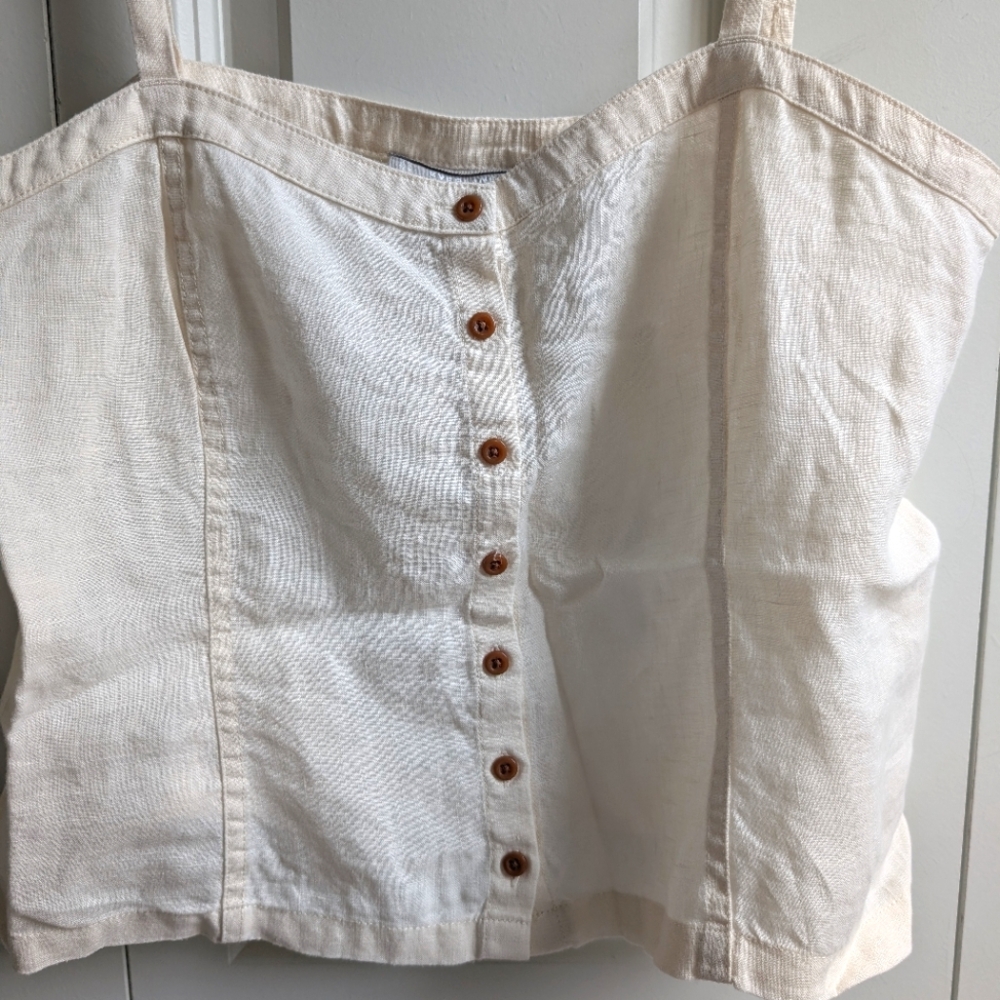 Everlane The Linen Picnic Top - Picture 2 of 7